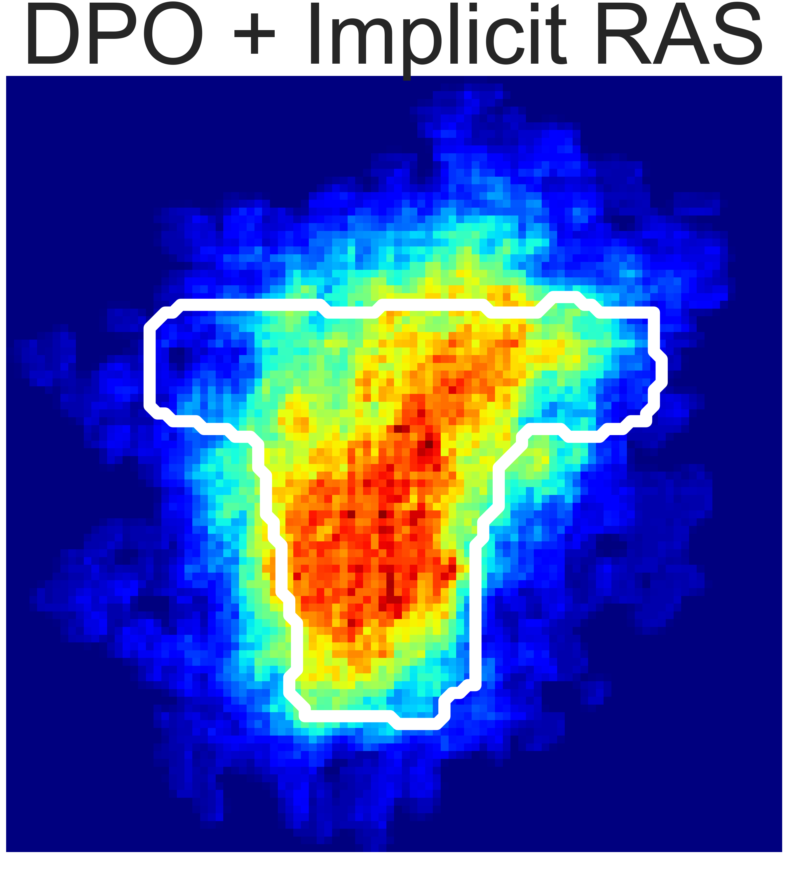 Heatmap of Granular Pile Shaping (DPO + RGAS)